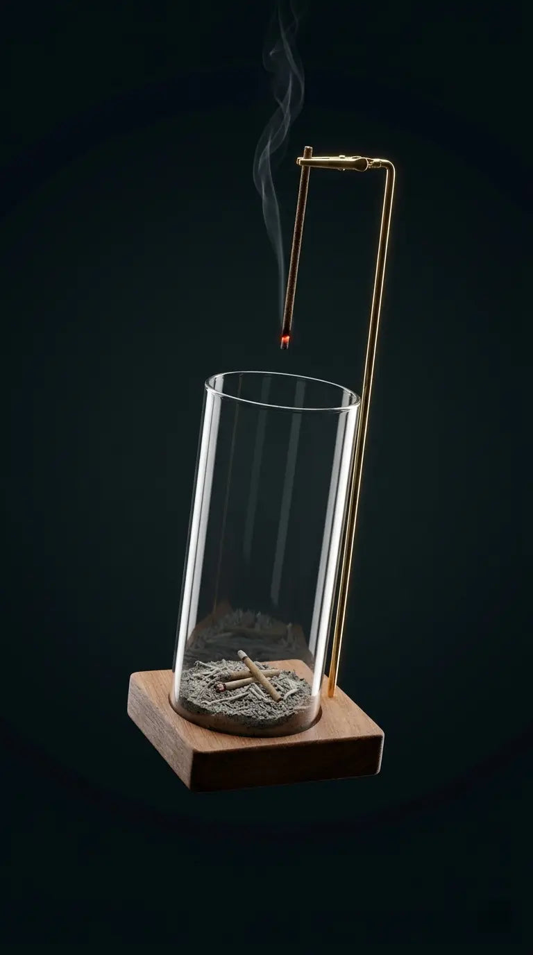 The Gravity-Defying Glass Incense Burner Fakhr Al Oud